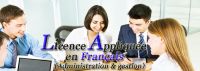 Licence appliquée en français